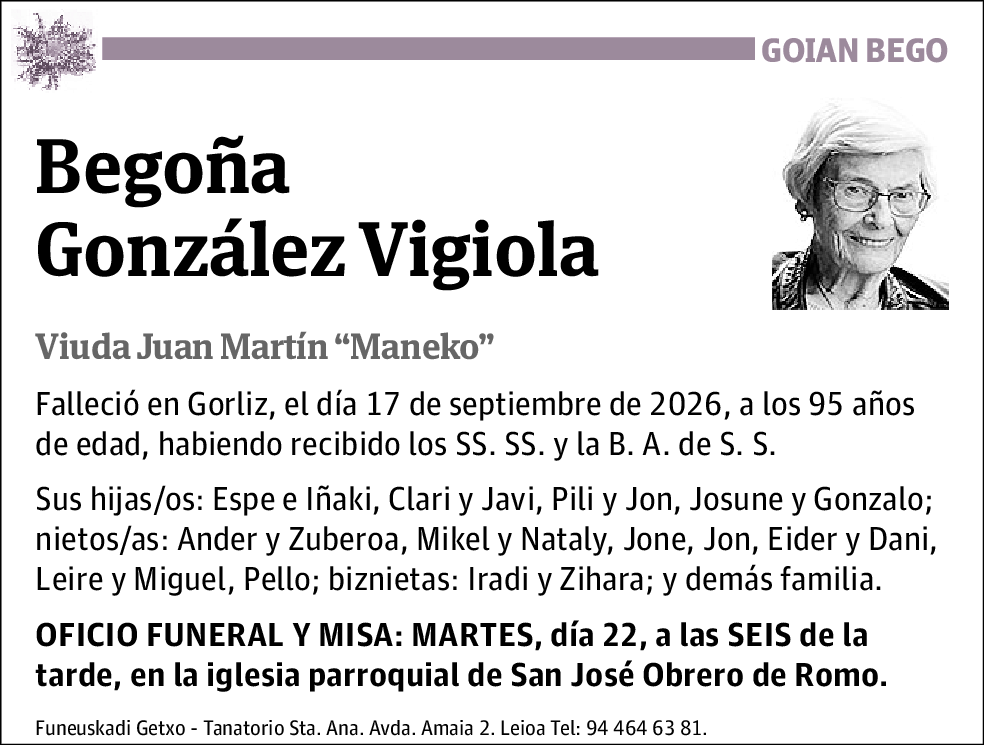 Begoña González Vigiola