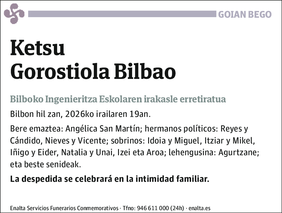 Ketsu Gorostiola Bilbao