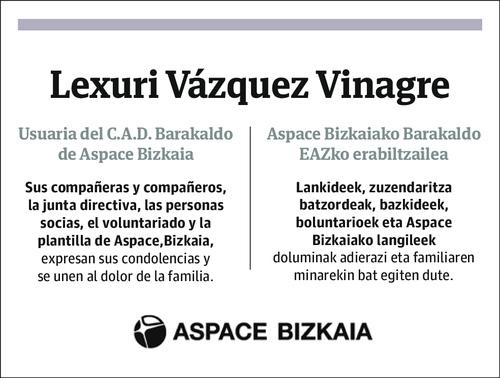 Lexuri Vazquez Vinagre