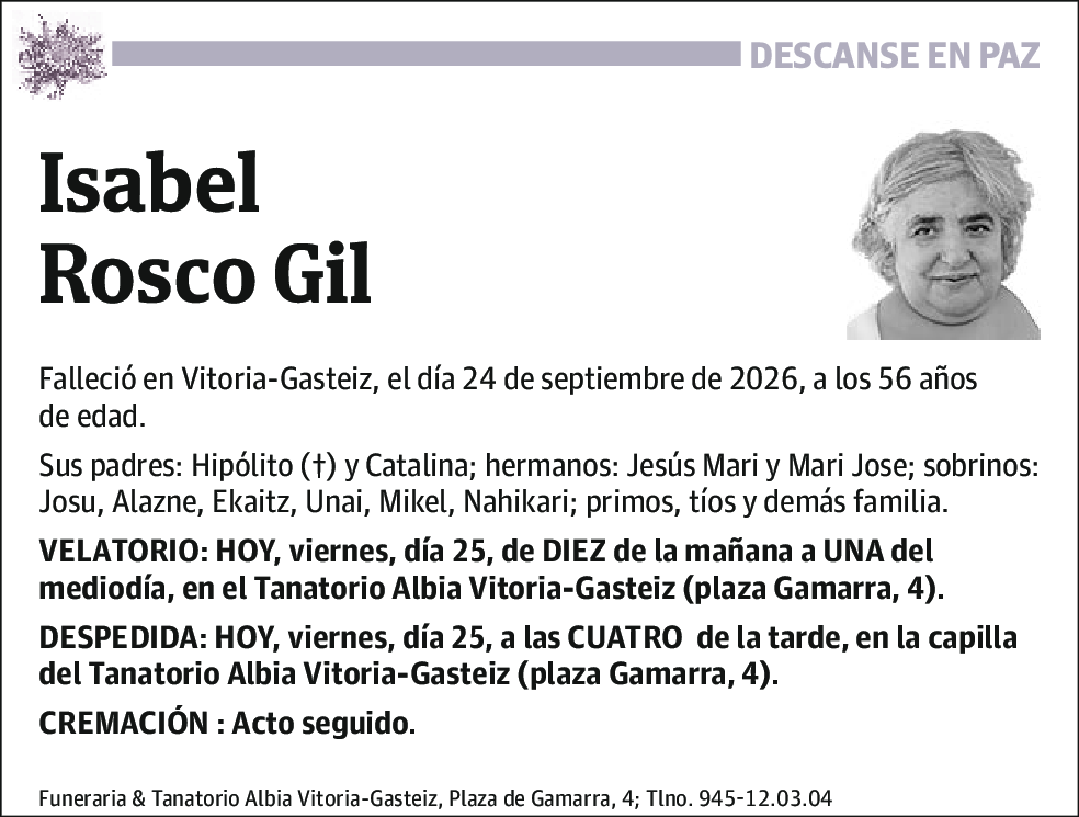 Isabel Rosco Gil