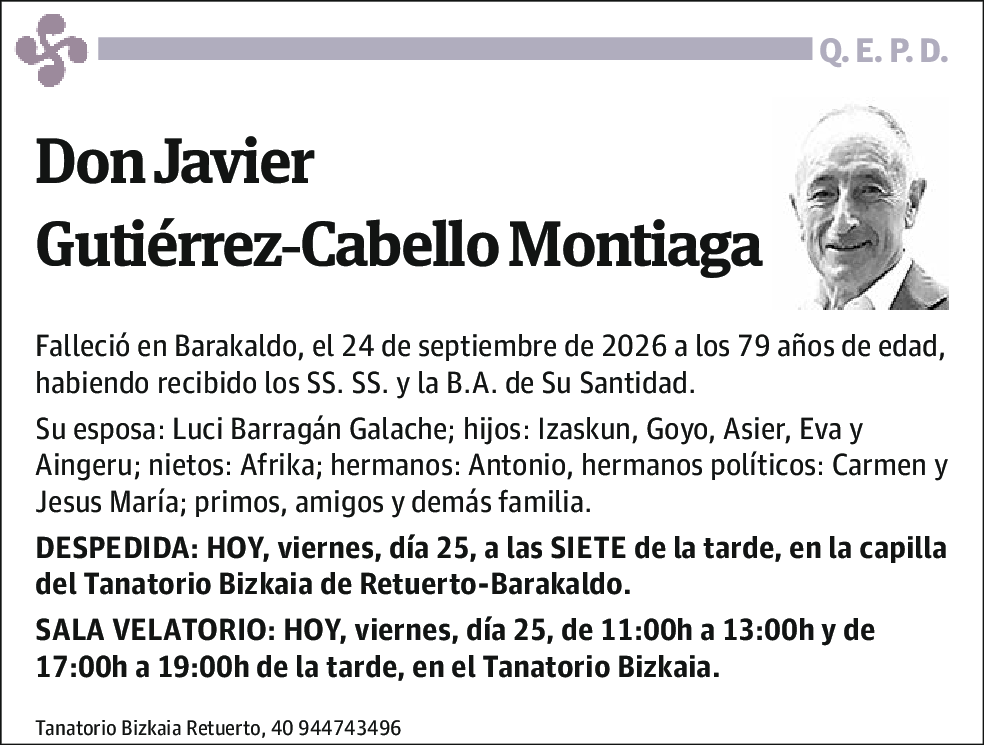 Javier Gutiérrez-Cabello Montiaga
