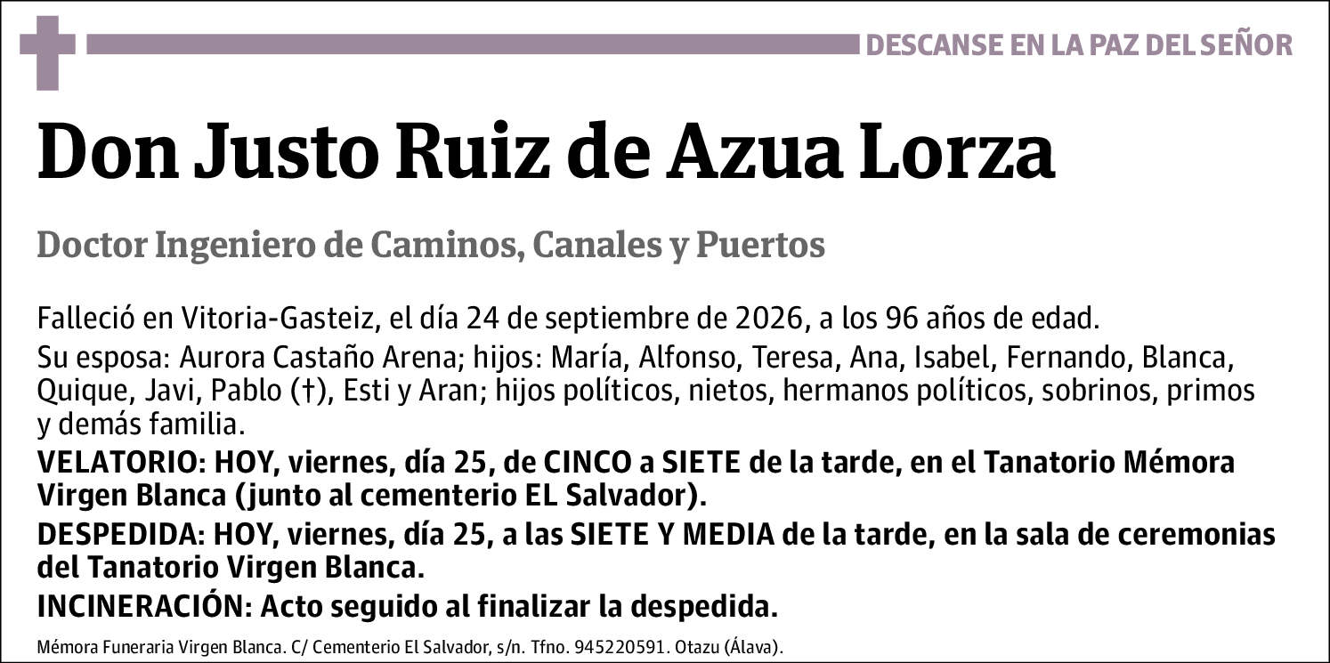 Justo Ruiz de Azua Lorza