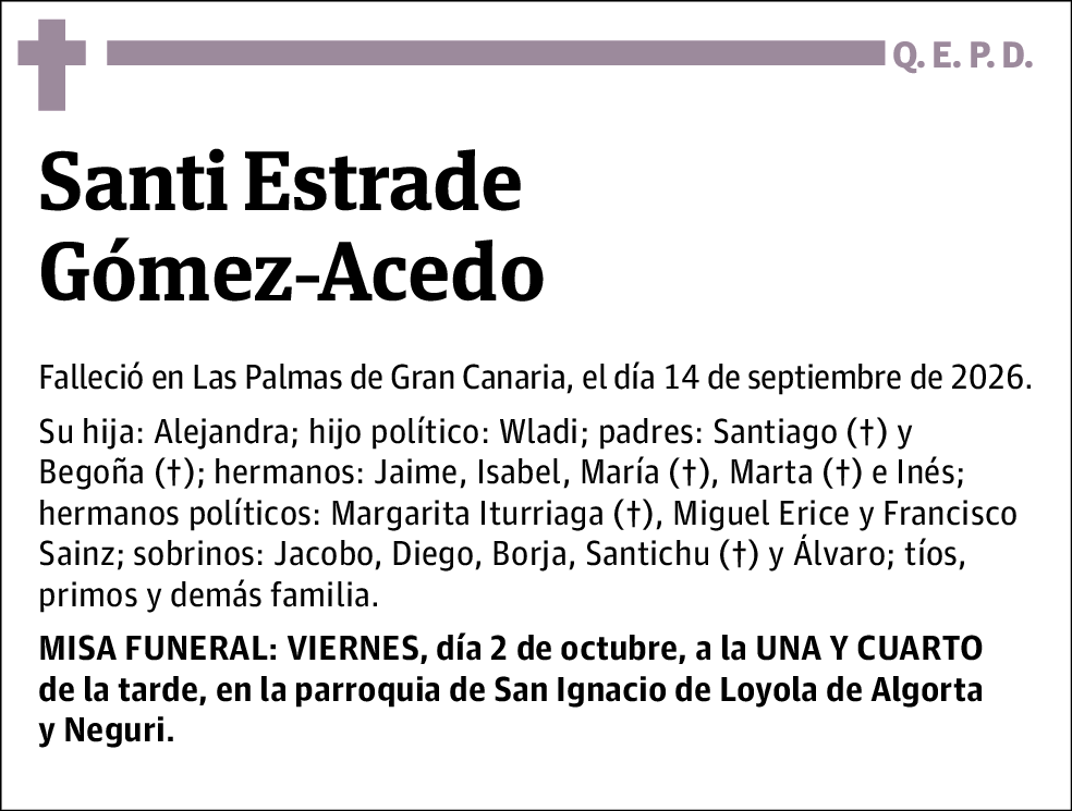Santi Estrade Gómez-Acedo