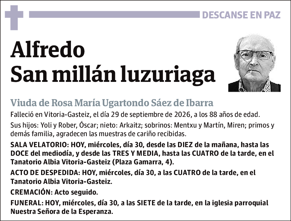Alfredo San Millán Luzuriaga