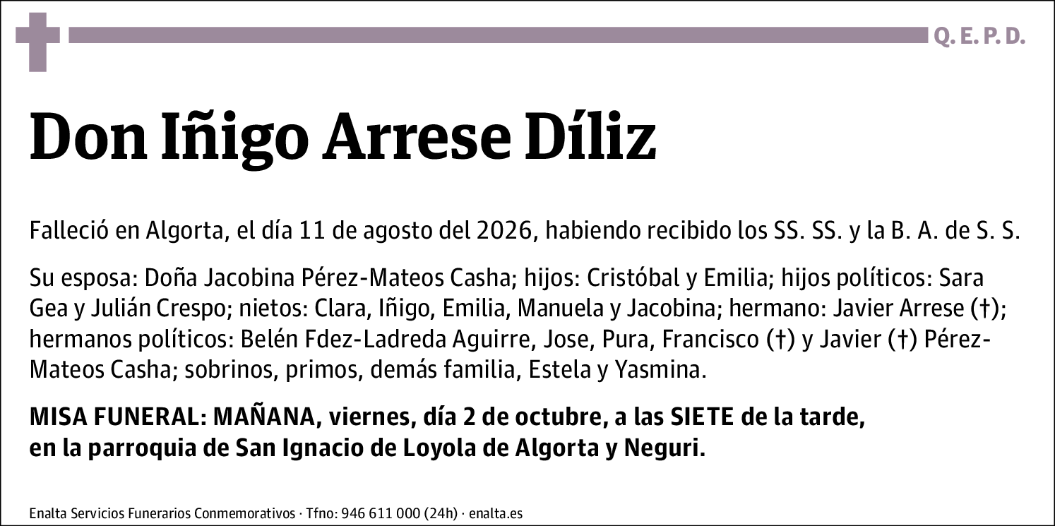 Iñigo Arrese Díliz