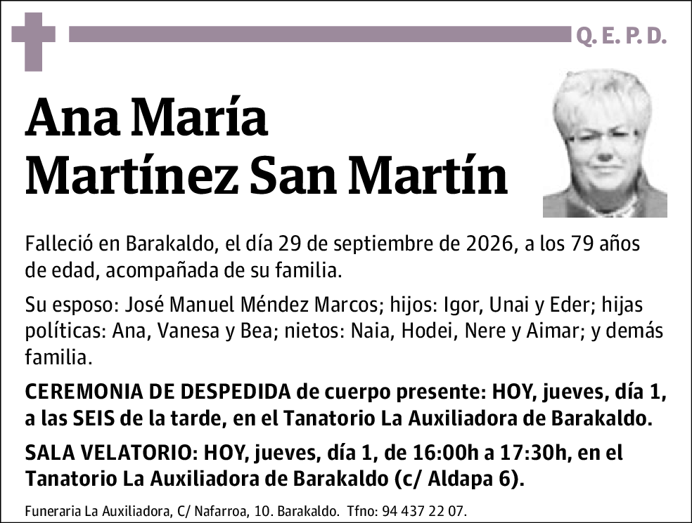 Ana María Martínez San Martín