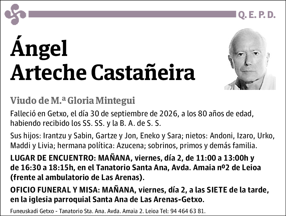Ángel Arteche Castañeira