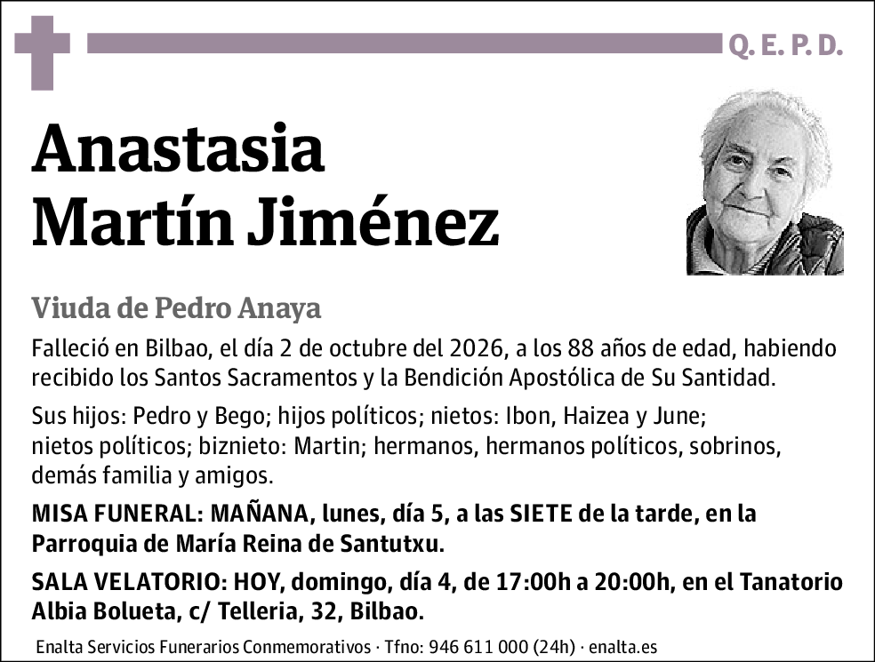 Anastasia Martín Jiménez