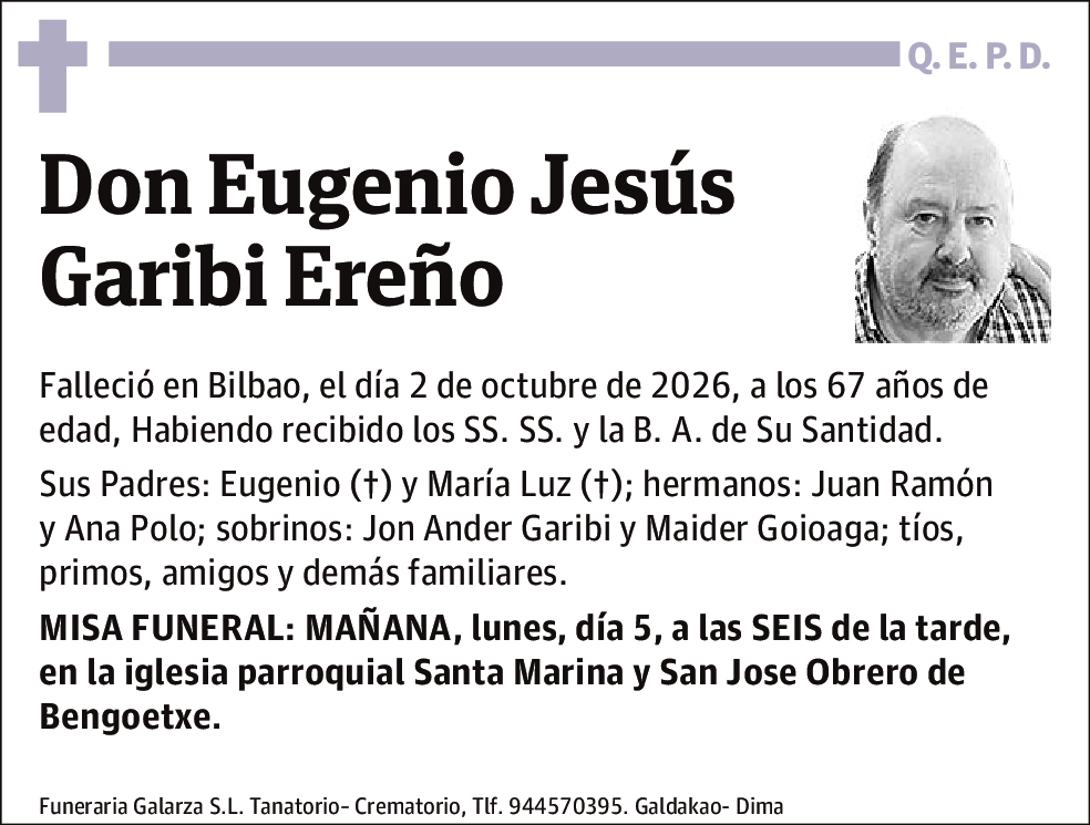 Eugenio Jesús Garibi Ereño