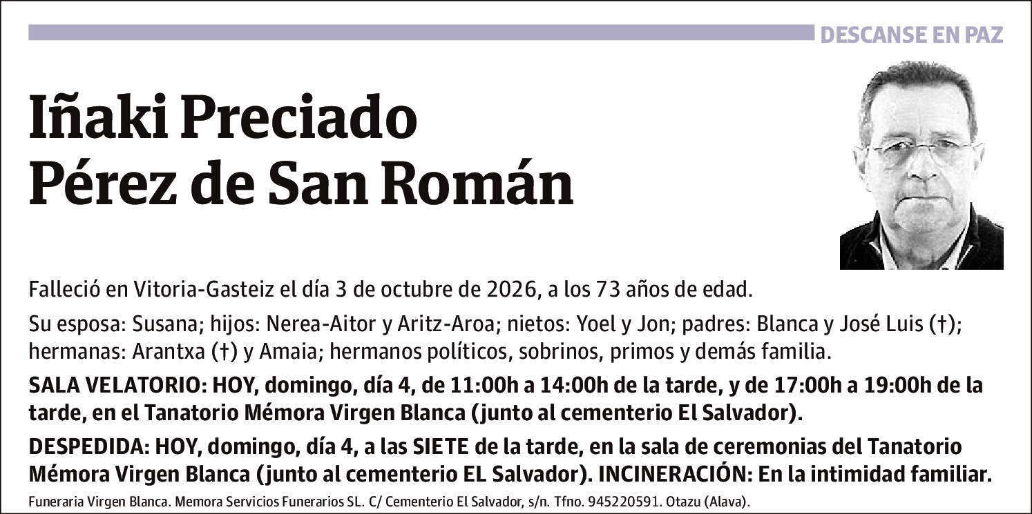 Iñaki Preciado Pérez de San Román