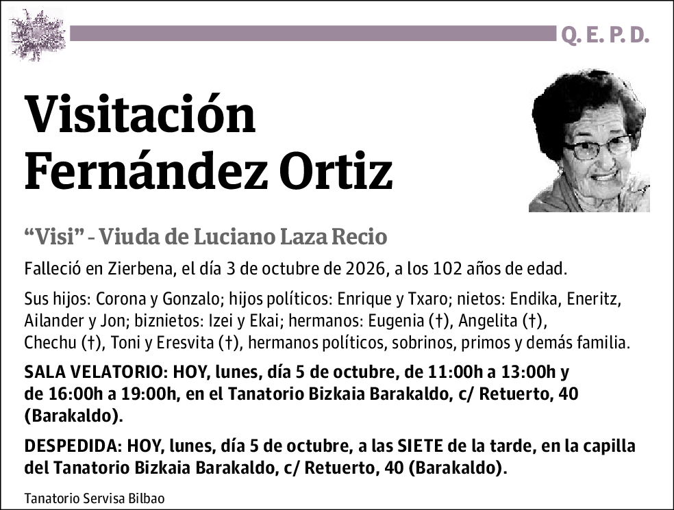 Visitación Fernández Ortiz