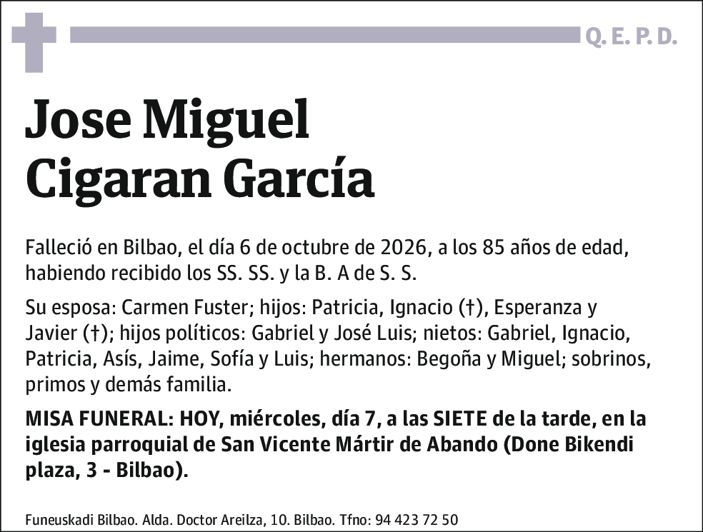 Jose Miguel Cigaran García