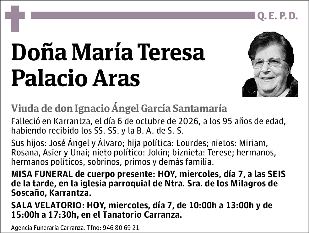 María Teresa Palacio Aras