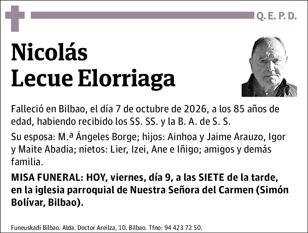 Nicolás Lecue Elorriaga