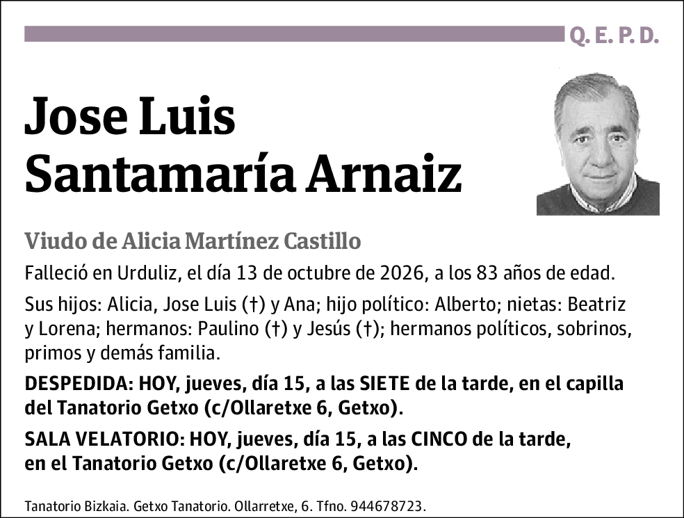 Jose Luis Santamaría Arnaiz