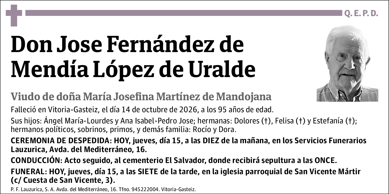 Jose Fernández de Mendía López de Uralde