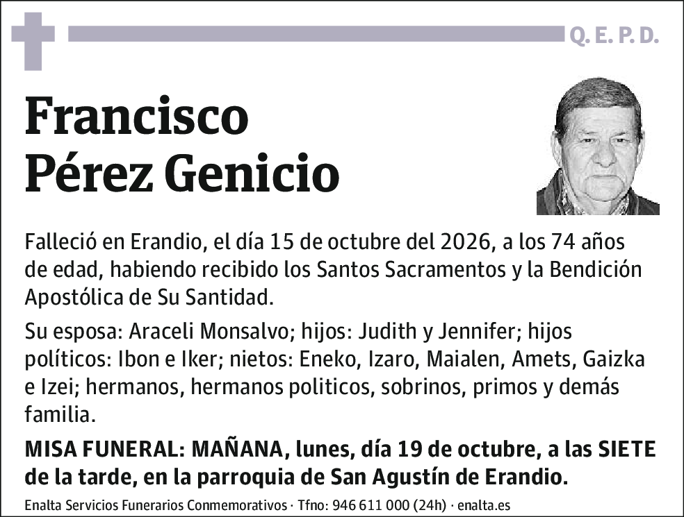 Francisco Pérez Genicio