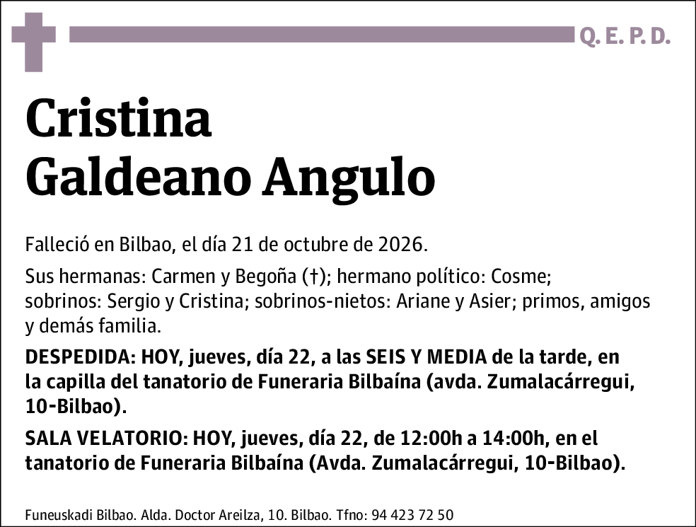 Cristina Galdeano Angulo