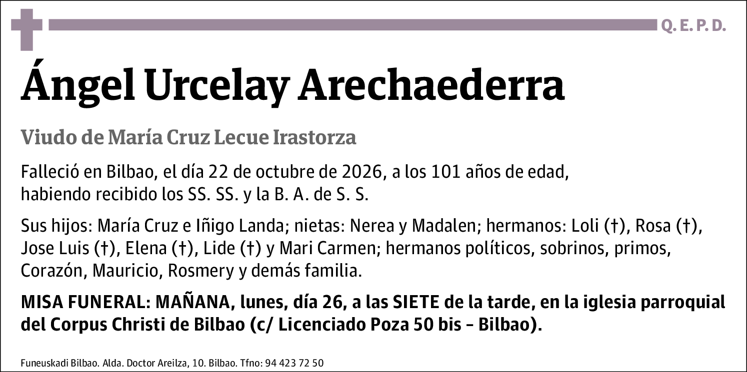 Ángel Urcelay Arechaederra