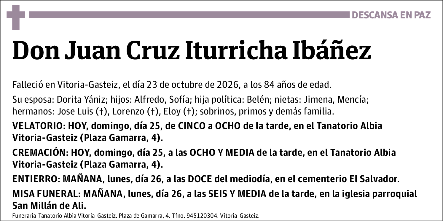 Juan Cruz Iturricha Ibáñez