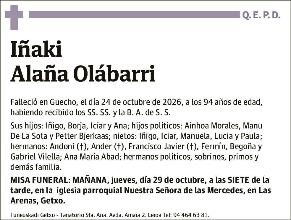 Iñaki Alaña Olábarri