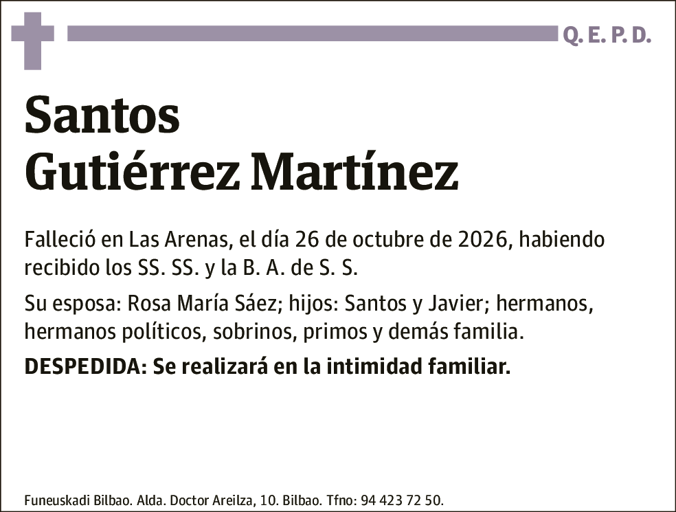 Santos Gutiérrez Martínez