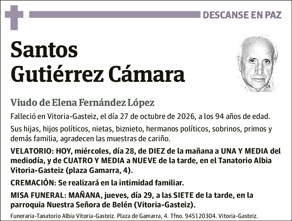 Santos Gutiérrez Cámara