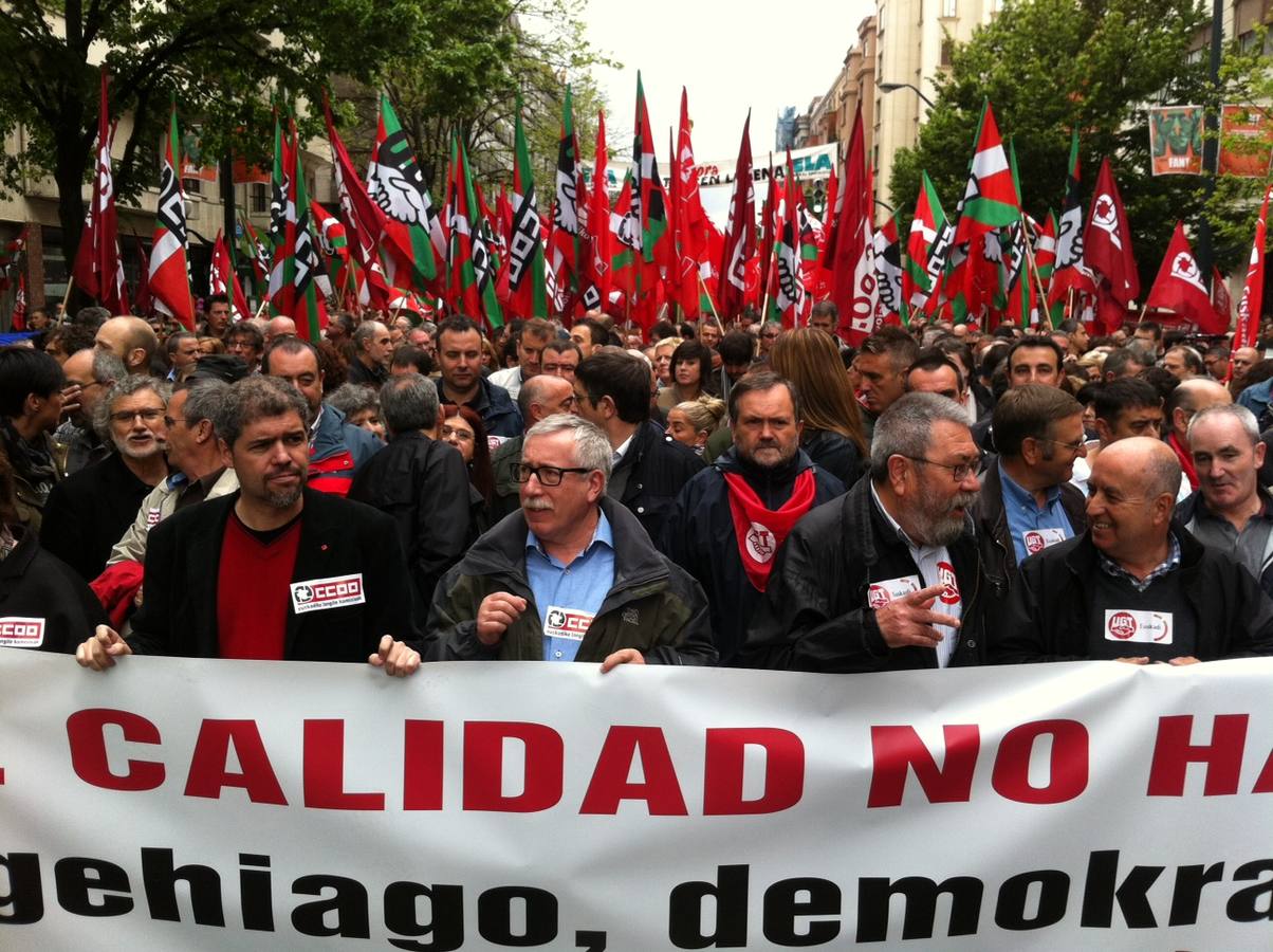 Manifestación del 1º de Mayo en Bilbao