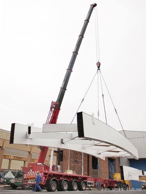 El arco de San Mamés ya está en Lezama