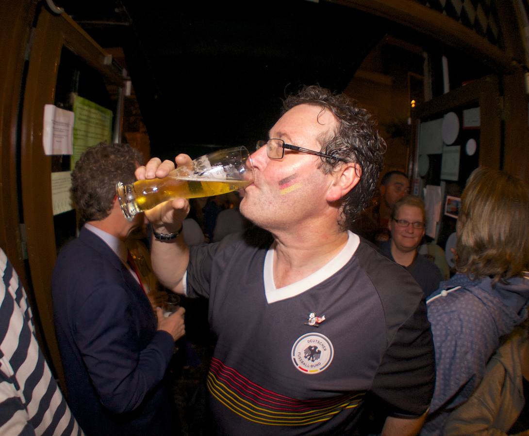 Así se vivió el partido de Alemania contra Brasil en el bar teutón de Bilbao