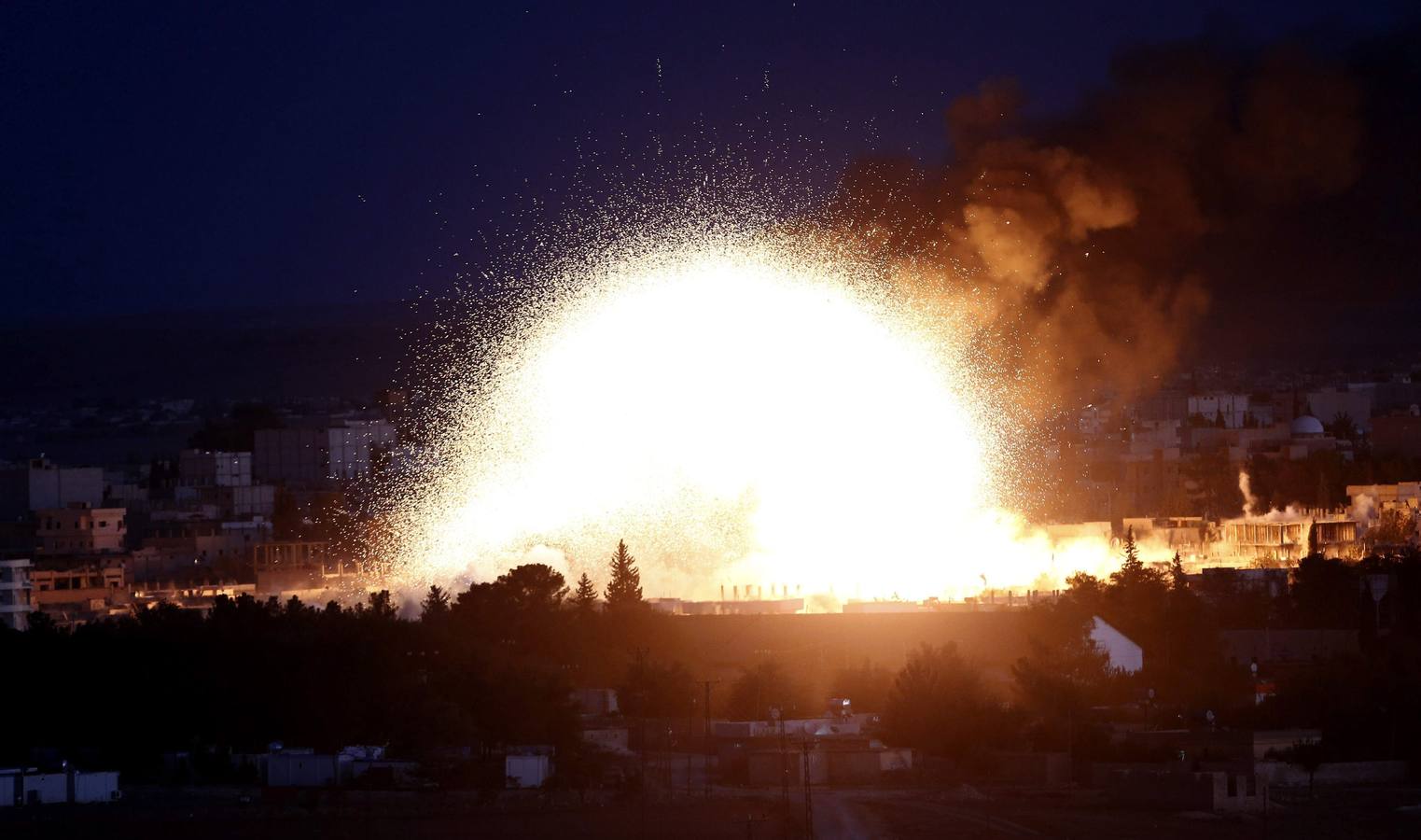 EE UU y Turquía echan una mano a Kobani