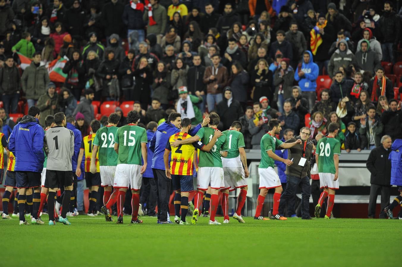 Las mejores imágenes del partido Euskadi-Cataluña