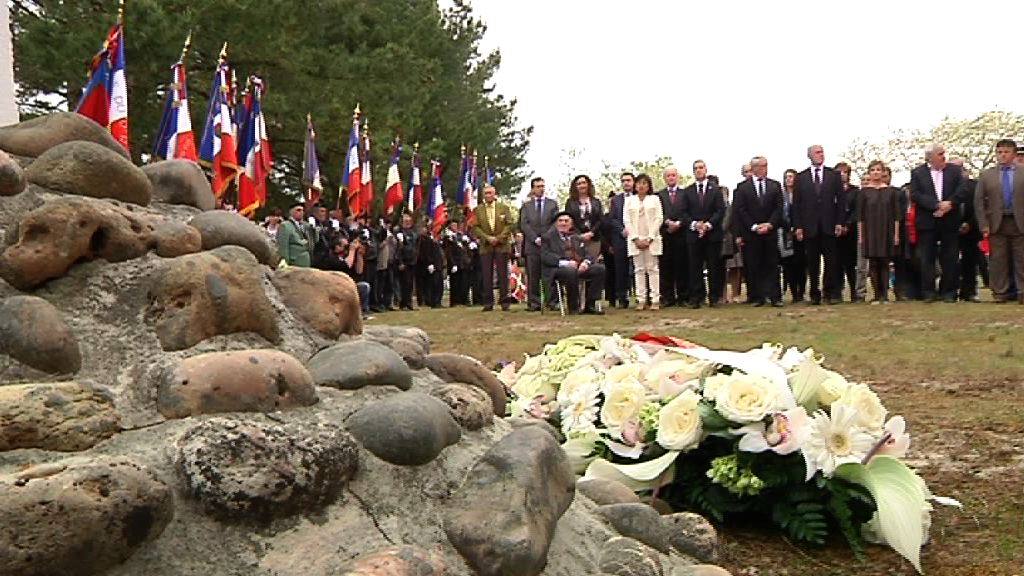 Emotivo homenaje a los gudaris del Batallón Gernika