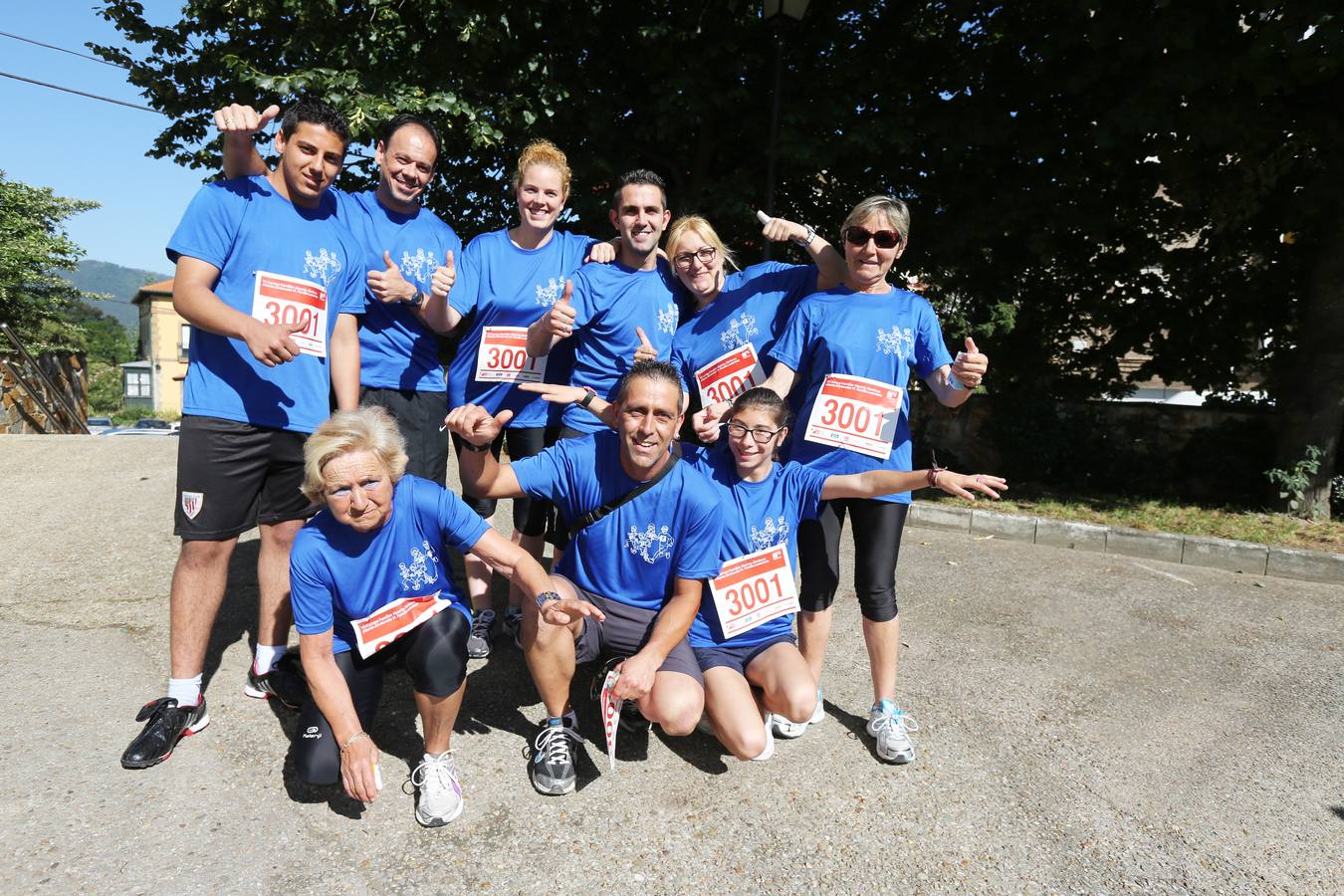 600 personas acuden a la Carrera Familiar de Abanto-Zierbena