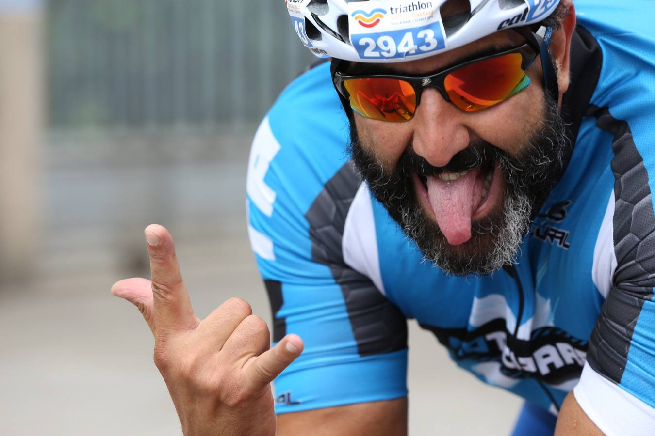 Prueba de ciclismo del Triatlon de Vitoria 2015