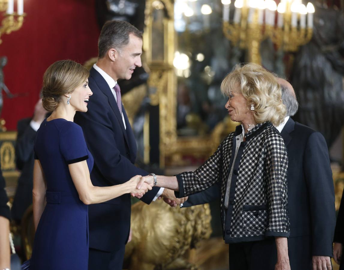 Recepción en el Palacio Real