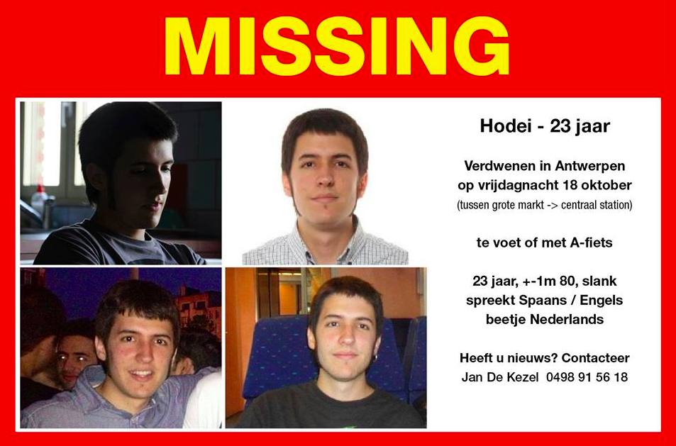 Cronología de la desaparición de Hodei Egiluz