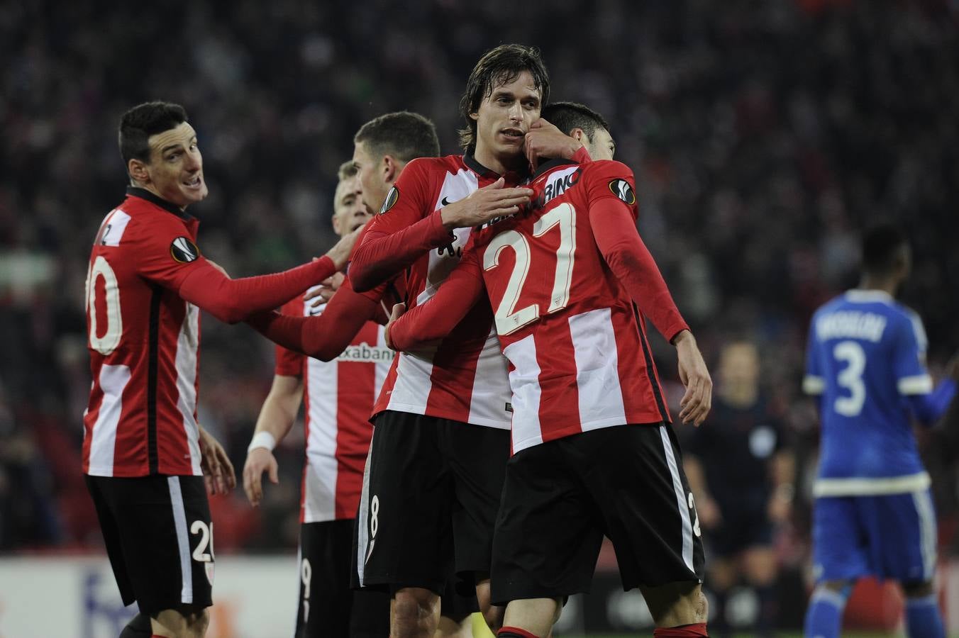 El Athletic-Marsella, en imágenes