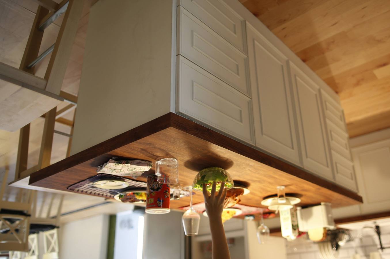 Esta casa está patas arriba