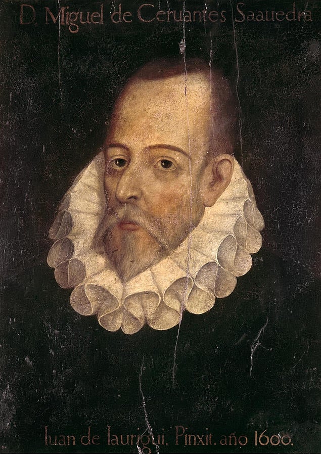 Los retratos de Shakespeare y Cervantes