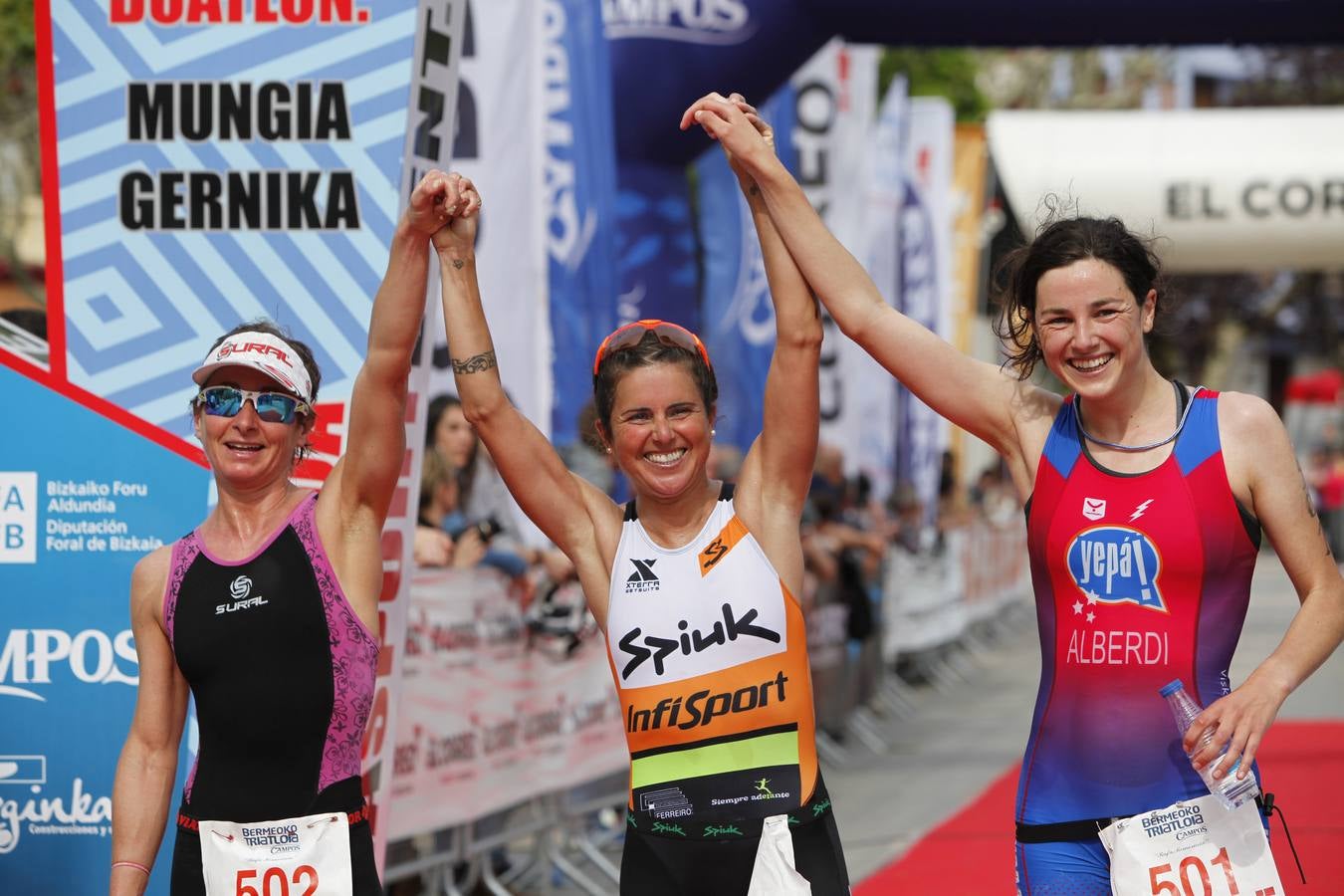 Virginia Berasategui vuelve al triatlón en Bermeo