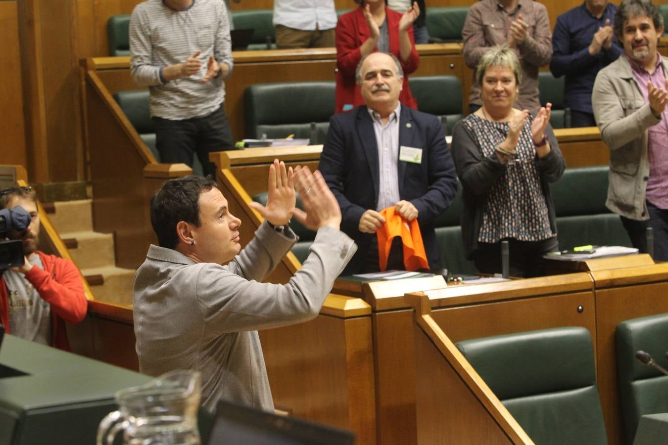 Último pleno de Hasier Arraiz en el Parlamento vasco