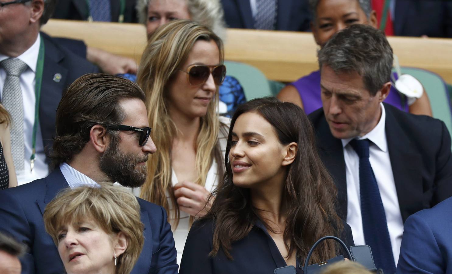 Bradley Cooper e Irina Shayk dan la nota con su pelea en Wimbledon
