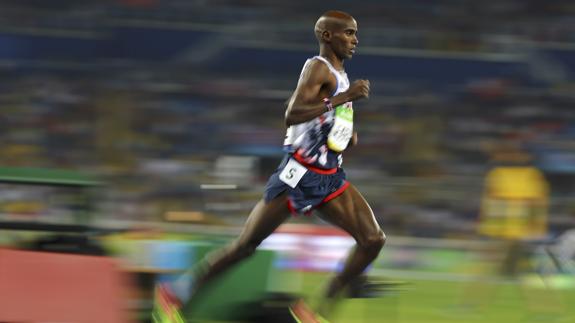 Mo Farah es el Bolt del fondo