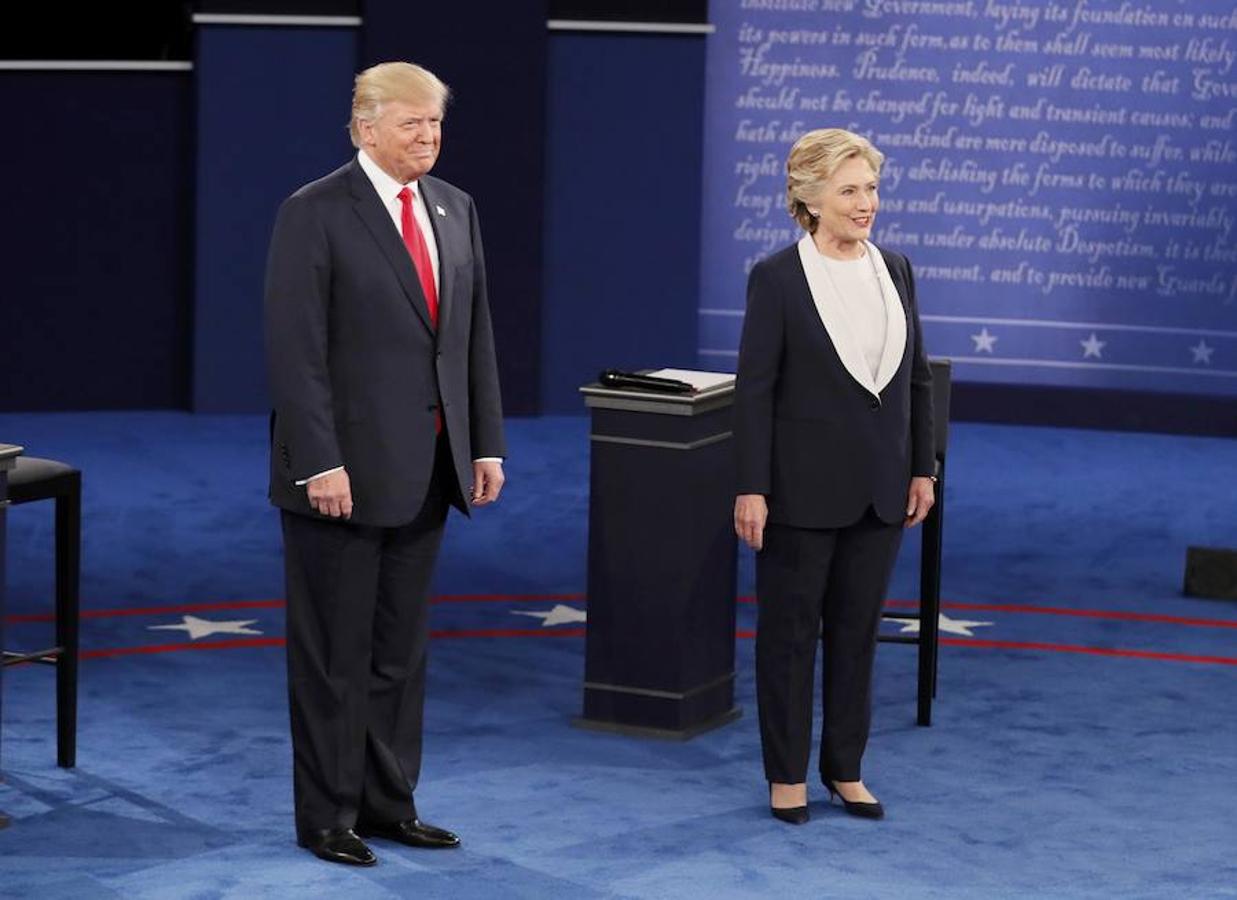 Trump y Clinton, segundo cara a cara