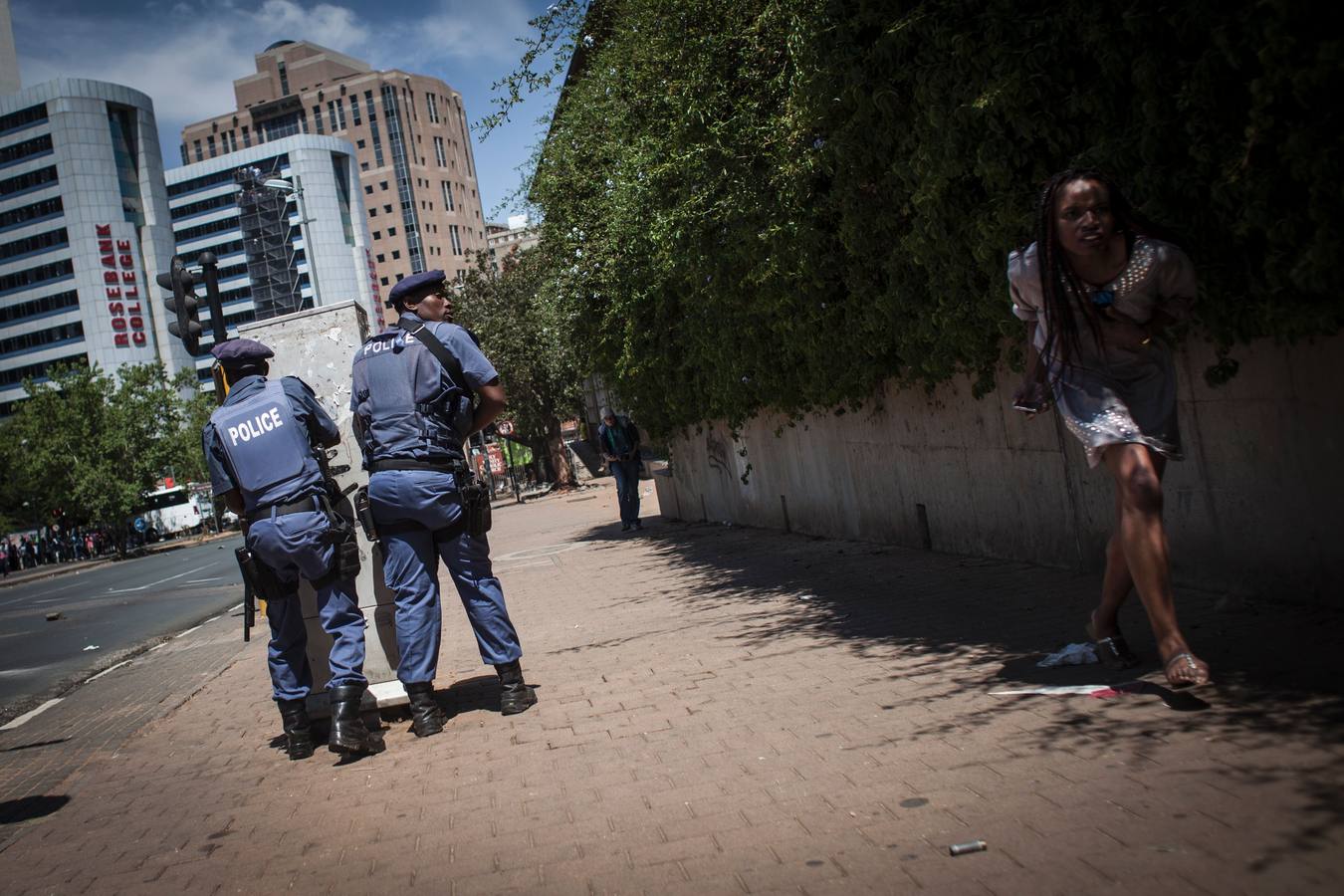 Graves disturbios en Johannesburgo entre estudiantes y Policía