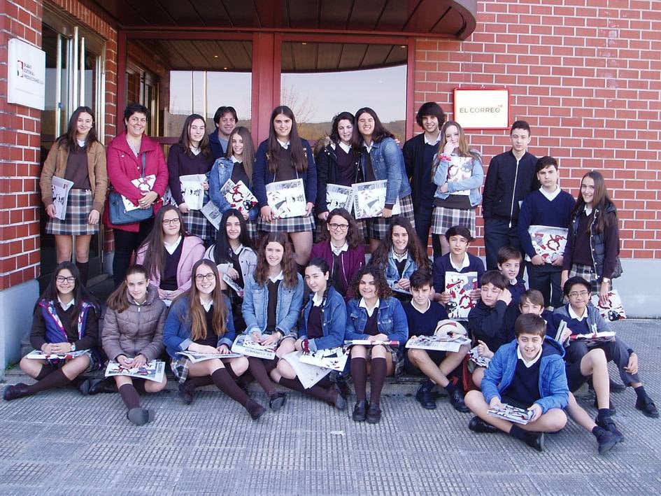 Visita centro escolar San José Carmelitas (Santurtzi) - 16 de marzo de 2017