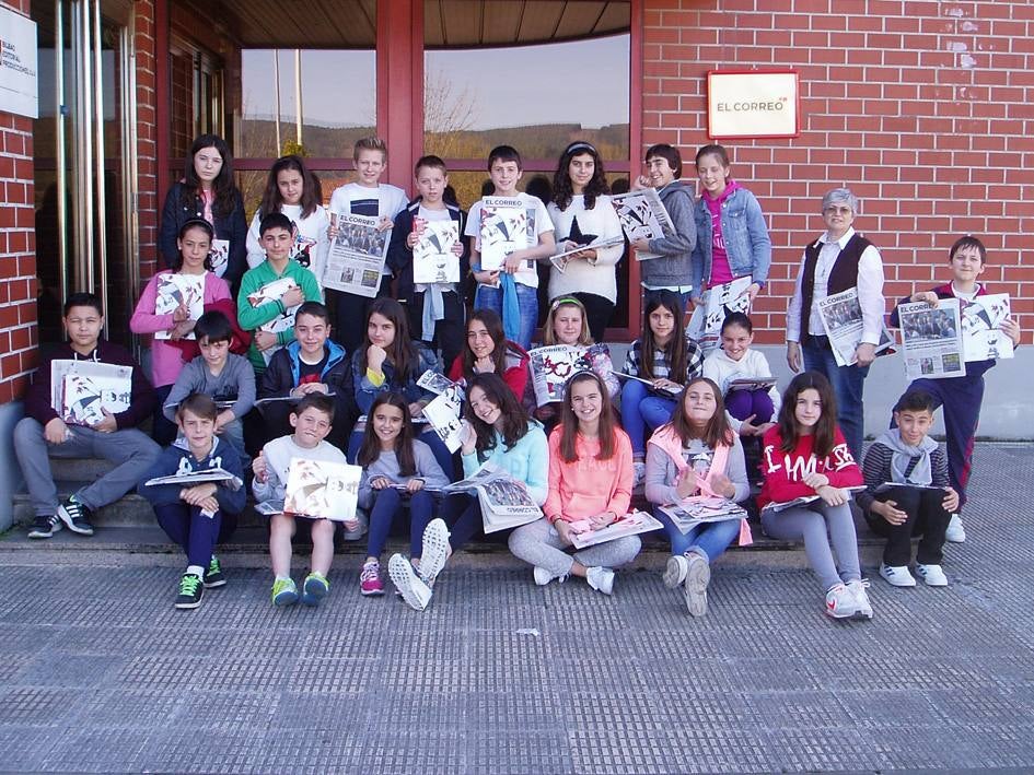 Visita centro escolar Karmengo Ama (Amorebieta) - 16 de marzo de 2017