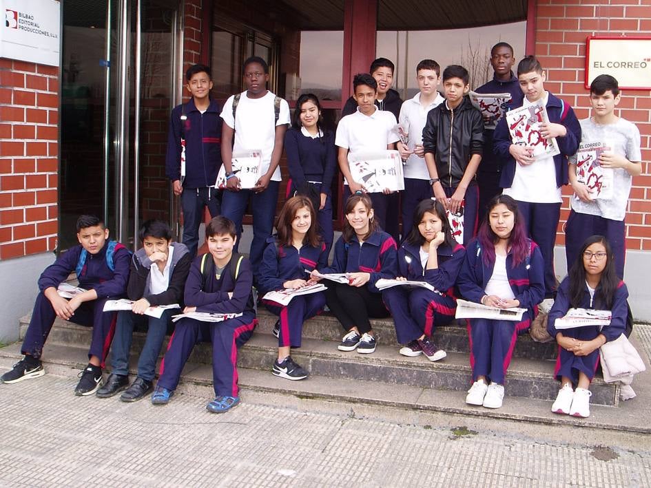 Visita centro escolar Presentación de María (Bilbao) - 17 de marzo de 2017