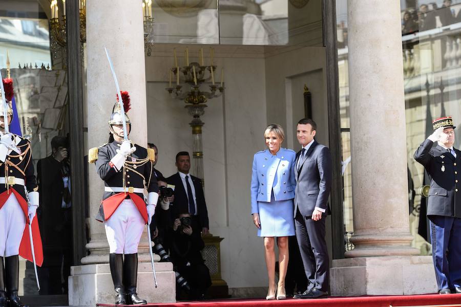 La ceremonia de proclamación del nuevo presidente de Francia, en imágenes